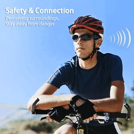 Bone Conduction Headphones Bluetooth Swimming Headphones Headphones Bluetooth 5.3 Bone Conduction Earbuds Open Ear Headphones Built-In Mp3 Player 32G Memory Sports Headphones for Swimming black