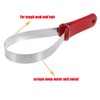 SEIWEI Equine Sweat Scraper Horse Shedding Care Tool, Stainless Steel