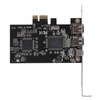 PCIE 1X to 3 Port 1394A Firewire Riser Card Dual