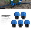 5PCS Plumbing Fittings Water Pipe Quick Connector Coupling Kit Female