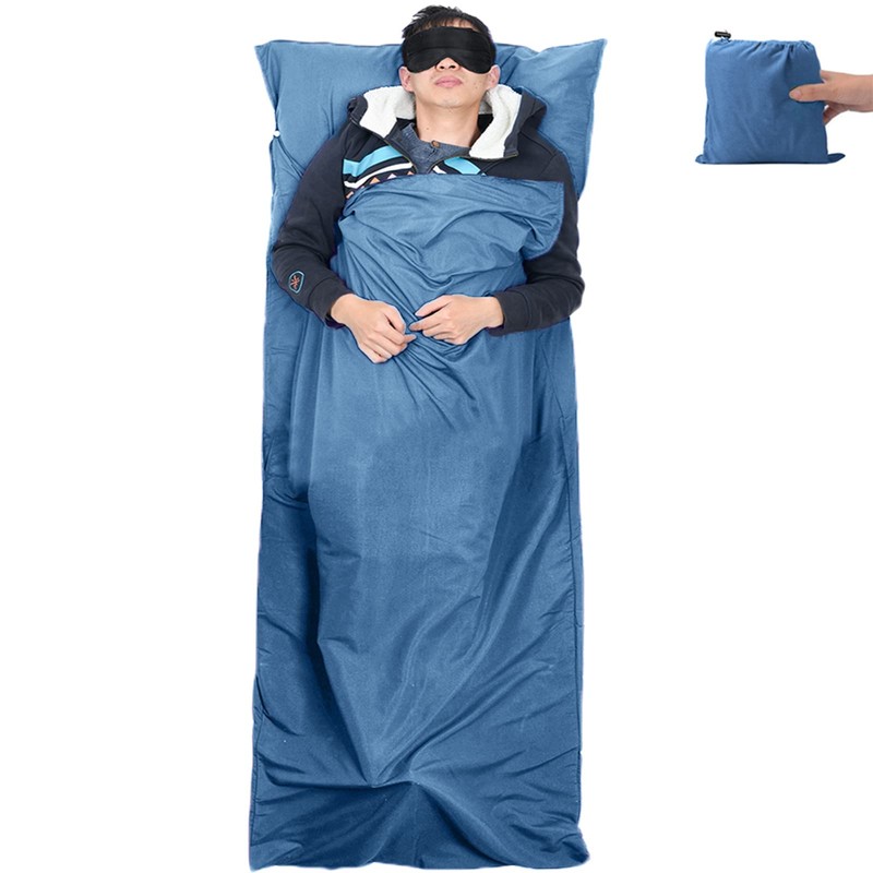 V VILISUN Sleeping Bag Liner, Lightweight Portable, Soft Travel and