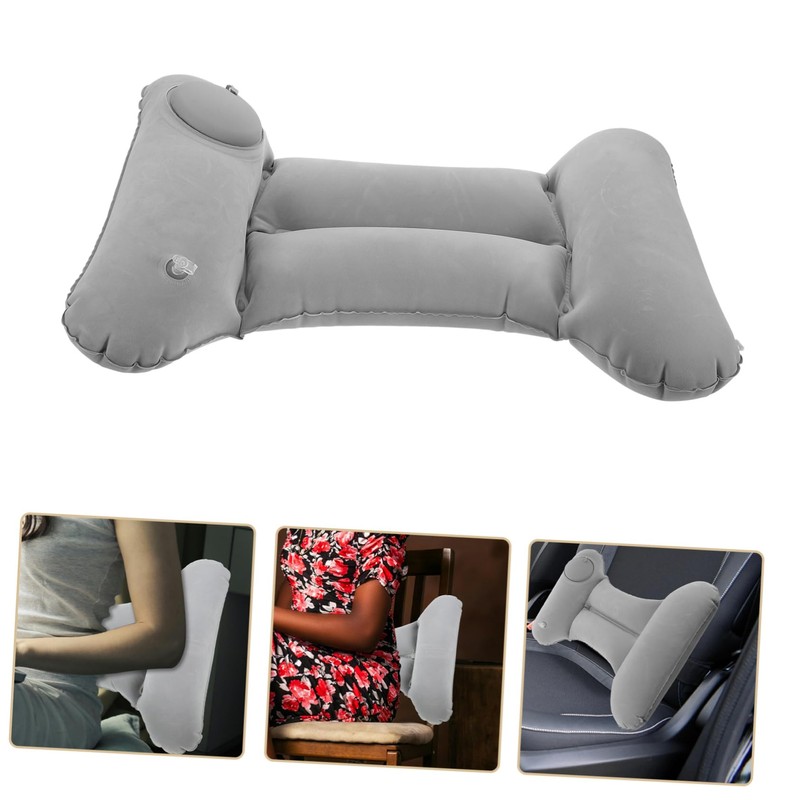 OHPHCALL Airplane Pillow Automatic Inflation Lumbar Support Pillow for Car