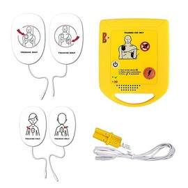 XFT Mini AED Trainer, Portable AED Training Kit Essentials AED Training Equipment in Spanish for Automated External Defibrillator Beginners