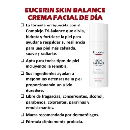 Eucerin Skin Balance Crema Hidratante Facial De Día 48g Todo Tipo De Piel Día