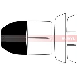 Rtint Window Tint Kit for GMC Sierra 2014-2018 (4 Door Crew Cab) - Front Kit - 5%