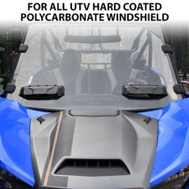 SAUTVS 2PCS UTV Windshield Vents Self Install Kit Windscreen Ventilation Defrost Defog for Hard Coated Polycarbonate Windshield, Compatible with Can-Am/Polaris/Kawasaki/Honda/Yamaha Accessories