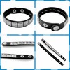 Tosmifairy 3 Pieces Punk Rock Leather Bracelets for Women Pop