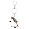 DOWAY Cute Macaw Parrot Keyring Car Accessories Key Charms Purse