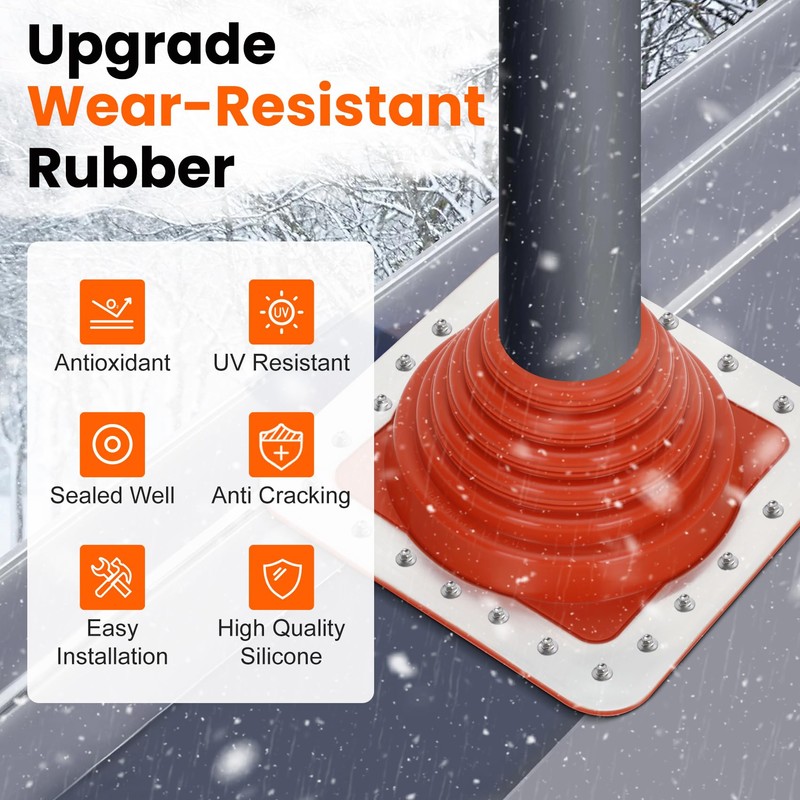 #2 Metal Roof Pipe Flashing Boot, Metal Roofing Pipe Flashing