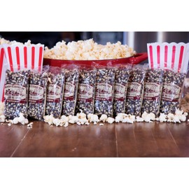 Amish Country Popcorn | 10 (4 Oz Bags) Midnight Blue Kernels | Old Fashioned with Recipe Guide