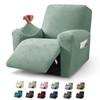 JIVINER Recliner Chair Covers, Jacquard 3 Piece Slipcovers for Recliner