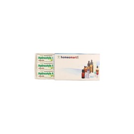 Homeomart.com Hydrocotyle Asiatica Homeopathy Pellets (Pills) in 6C Potency, Pack of 3