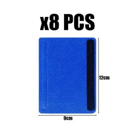 Pack of 8 Respiratory Mask Pads, Oxygen Mask with Protective Cover, Ventilation Mask Strap Cushion, Mask Neck Pad, Belt Cover Mask Pad