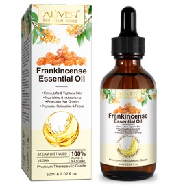Frankincense Essential Oil - NatüRliche, Schnell Einziehende, Leichte Formel FüR Haarwachstum Und Strafft & Hebt Die Haut, Hochwertige äTherische öLe FüR Haar, Haut & KöRper 2.02 Fl Oz