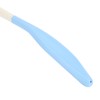 HilBeliFU Antislip Long Handle Hair Brush, Plastic Curved Handle Brush