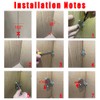 Sliding Door Lock 90 Degree Moving Door Right Angle Buckle