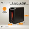 Lifesmart Infrared Quartz Space Heater, 1500W Portable 3 Element Heater