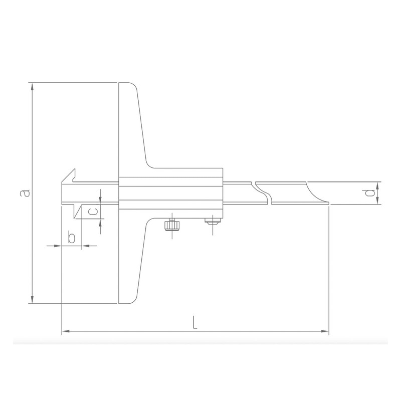 ASIMETO Tiefenmessschieber mit Doppelhaken Messbereich 150 mm