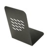 Q-Connect L-Shaped Metal Bookend - Pack of 2, Black