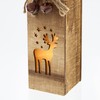Frank Flechtwaren LED Pillar Reindeer Set of 2