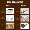 6-Pcs Stainless Steel Kitchen Utensils Set – Heat-Resistant Serving Spoon