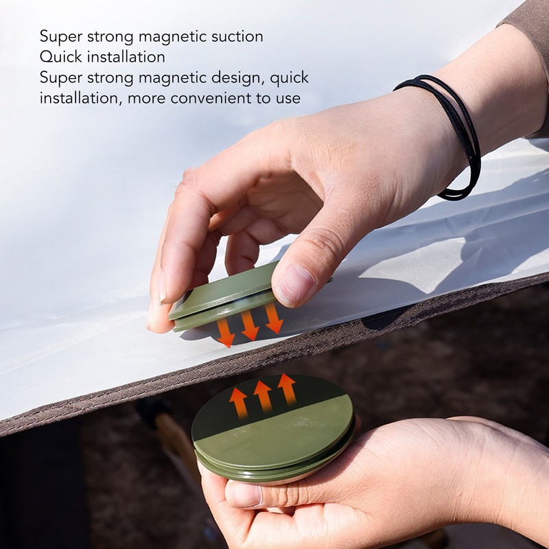 Canopy Magnetic Hooks Strong Magnet Easy to Install Tent Magnetic