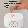 Sleep Sound Machine Intelligent Timing Adjustable Volume USB Charging White