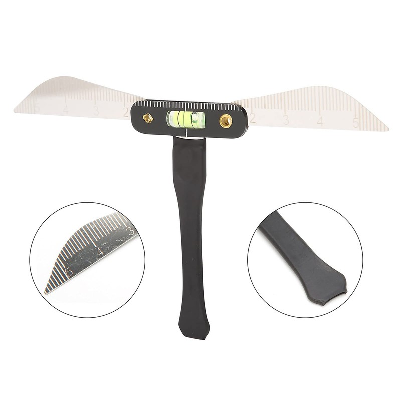 Eyebrow balance ruler stencils, eyebrow tattoo shaping template, eyebrow tattoo