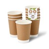 BIOZOYG Paper Cups, Pack of 25, 300 ml / 12
