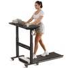 WALKINGDESK Pneumatic Standing Desk with Wheels, Whole Piece Board Rolling