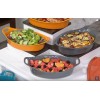 Rachael Ray 2-Piece Oval Stoneware Large Set. 2.48-qt & 3.25-qt