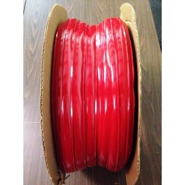 Brickyard Automotive 100 ft RED RV Marine Vinyl 7/8" Flat Insert Trim Mold Flexible Screw Cover