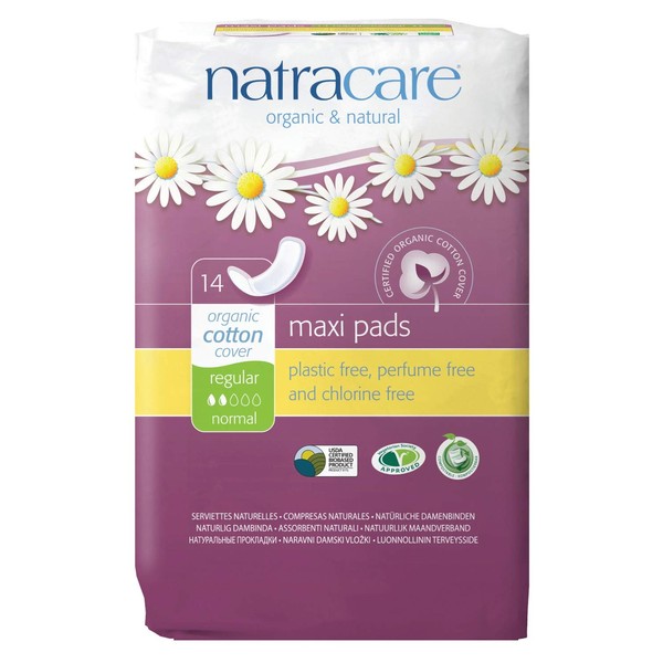 Natracare Pads Regular 14 ct (2-Pack)