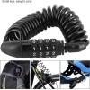 L&T Candado Para Casco De Motocicleta Cerradura De Cable Pequeño