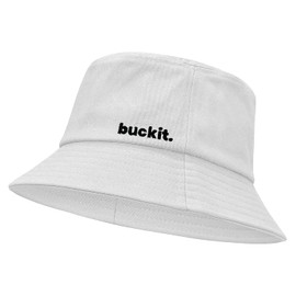 buckit. Bucket Hat, Bucket Hat Women, Wide Brim Mens Bucket Hats, White Bucket Hat Men, Unisex Summer Hat, Cotton Beach Hat