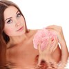 4 paquetes de esponjas de baño, 60 g/pcs esponja exfoliante