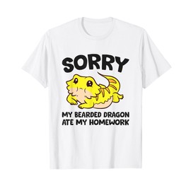Bearded Dragon School My Bearded Dragon Ate My Homework T-Shirt