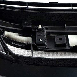 PIT66 Front Hood Mesh Grille Guards Compatible with 2019-2021 Honda Civic ABS Plastic Grill