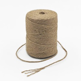 Twine String 600 Feet Long, Jute Rope for Crafts, Hemp Twine Wrapping, Packing Gardening, Crochet Knitting Macrame Decor, 2 mm, 182 m