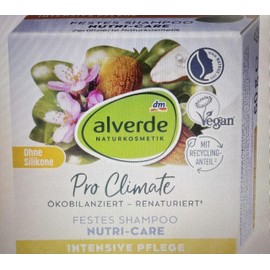 alverde Natural Cosmetics Nutri-Care Solid Shampoo, 60 g