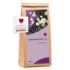 Weltecke Alpine Herbal Tea Loose 250 g | Premium Tea Made & Controlled in Germany | Herbal Tea with Spicy Aromatic Taste | Freshly Bottled | Pleasant Neck Warmer Tea