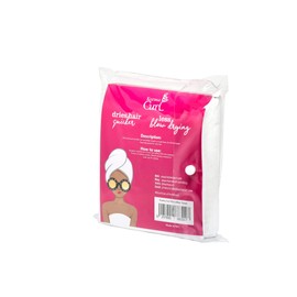 Kozma Curl Toalla de microfibra (blanca), toalla de pelo rizado, toalla de pelo, toalla de envoltura para el cabello, turbante de toalla, toalla absorbente para el cabello