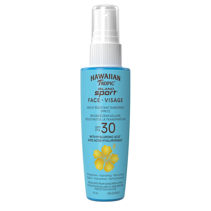 Hawaiian Tropic Island Sport Spritz Face, SPF 30