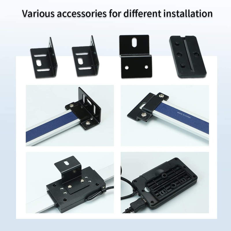 0-200mm/8''Digital Readout Linear Scale, Accurate Digital Remote LCD,for Milling Machine