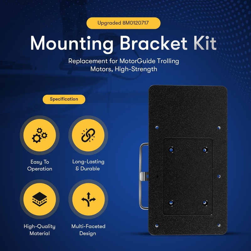 8M0120717 Xi Series Quick-Release Mounting Bracket Kit Replace for MotorGuide