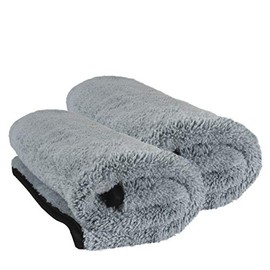 Autobright Aqua Deluxe Grey Plush Microfibre Car Drying Towel 50 x 80 cm 650gsm (6)