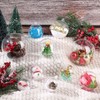 Sratte 36 Pcs Christmas Fillable Ornaments Ball Clear Plastic Hanging
