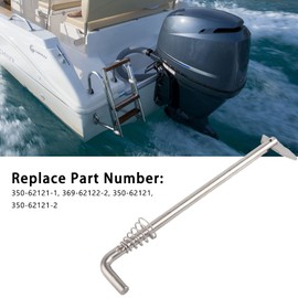 Stainless Steel Tilt Push Rod with Spring Replacement Outboard Motor 9.8-18HP