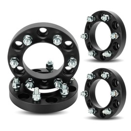 6x5.5 1in Hubcentric Wheel Spacers, 6x139.7mm Forged 6 Lugs Wheel Adapter, Fit for Toyota 4Runner 1996-2022/Tacoma 2002-2022/Tundra 2000-2006 Lexus GX470 2003-2022, 106mm Bore w/ M12x1.5 Studs, 4pc