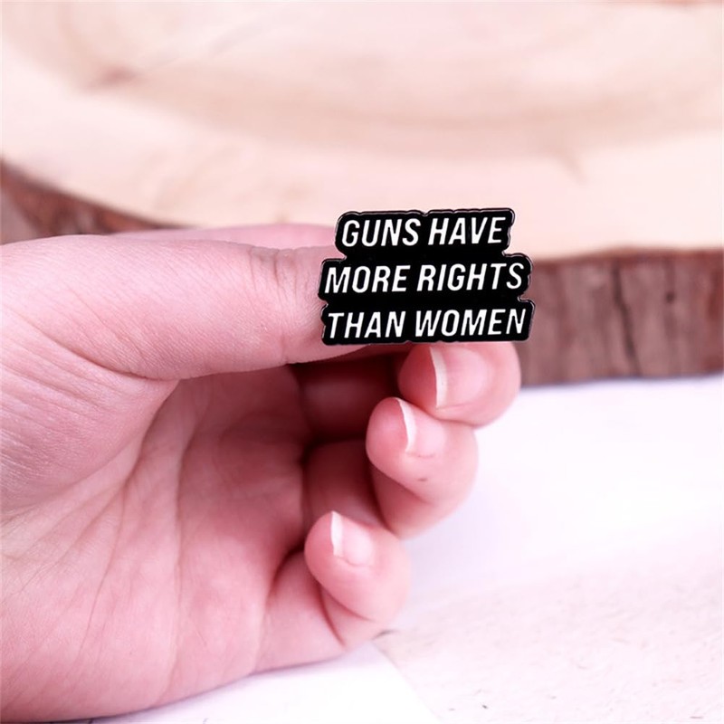 yangwenyuan Girl Women Power Rights Brooch Feminism Enamel Lapel Pin
